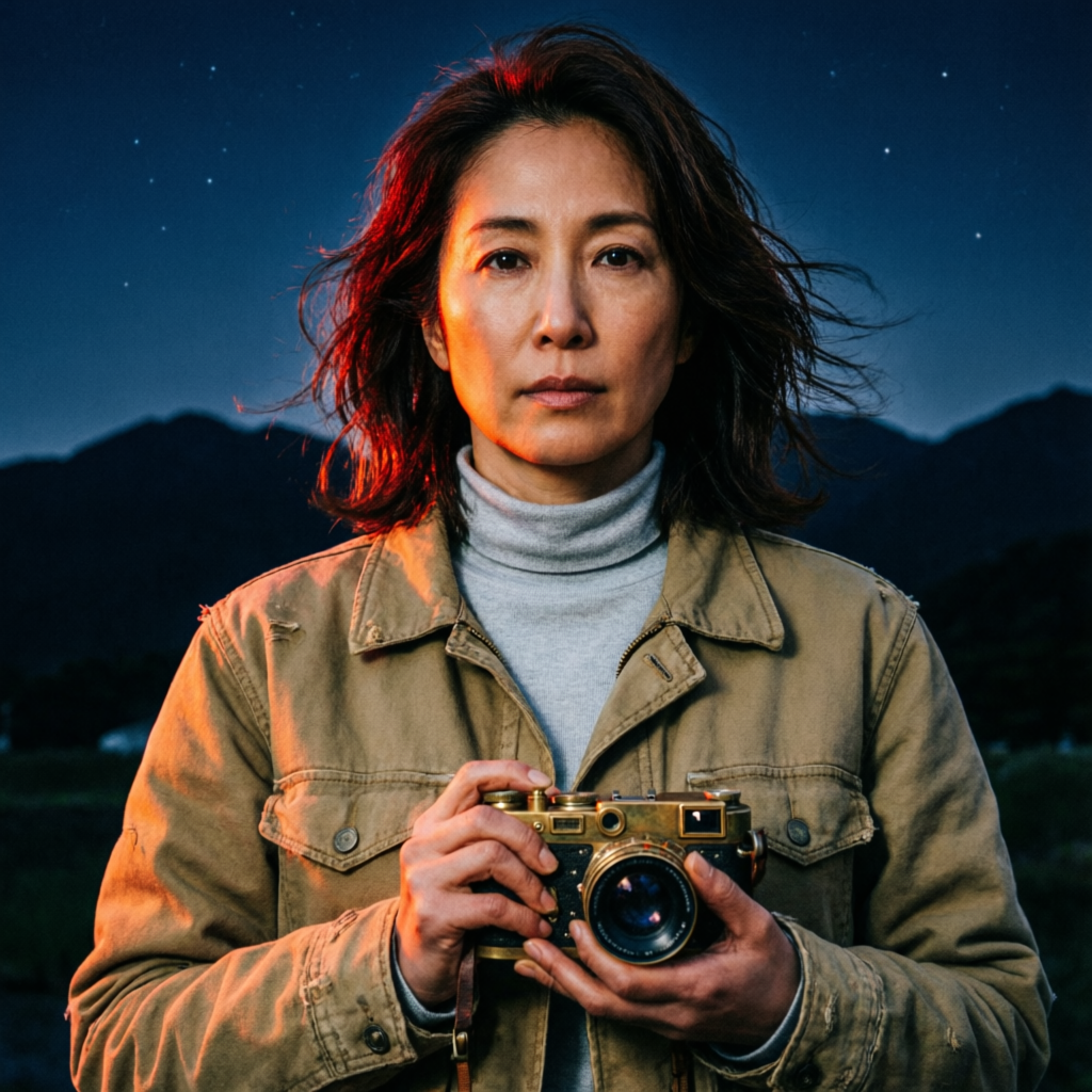 過程を売る者へと転身した、フィルムカメラを構える女性フォトグラファー橘詩